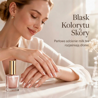 💅 Lakier Moonlight Pearl – 50% ZNIŻKI! KUP 1 → 1 GRATIS! OFERTA LIMITOWANA!💖 Mieniący się kolor herbaty mlecznej, schnie na powietrzu, długotrwały – idealny do domowego manicure. Piękny połysk bez lampy! ✨