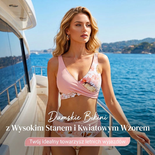 🌺 Zestaw bikini z tropikalnym nadrukiem – 50% ZNIŻKI! OSTATNI DZIEŃ! Seksowny krój, roślinny wzór, idealny na wakacje i plażę – wygodny, stylowy i pełen lata.🌊💃